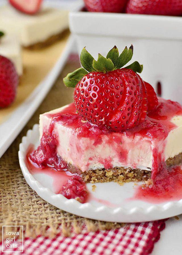 รูปภาพ:http://cdn.iowagirleats.com/wp-content/uploads/2016/05/No-Bake-Strawberry-Cheesecake-Bars-Gluten-Free-Vegan-iowagirleats-05.jpg