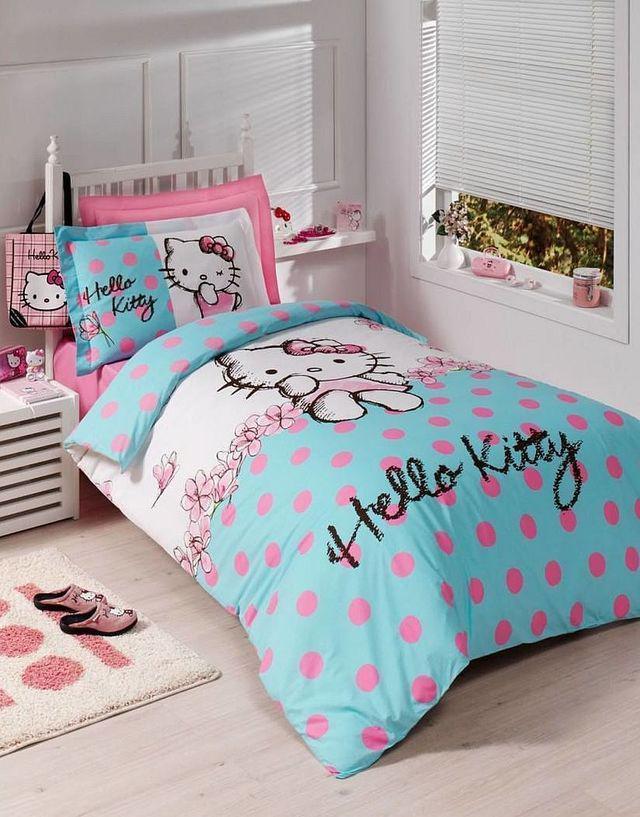 รูปภาพ:http://cdn.decoist.com/wp-content/uploads/2016/07/Small-bedroom-brought-alive-with-Hello-Kitty-bedding-and-pillow-covers.jpg
