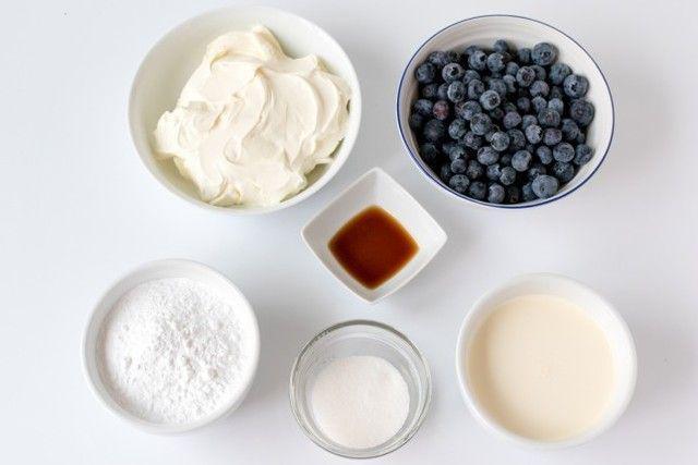 รูปภาพ:https://images.britcdn.com/wp-content/uploads/2016/06/Blueberry-Cheesecake-Dip-Ingredients-645x430.jpg