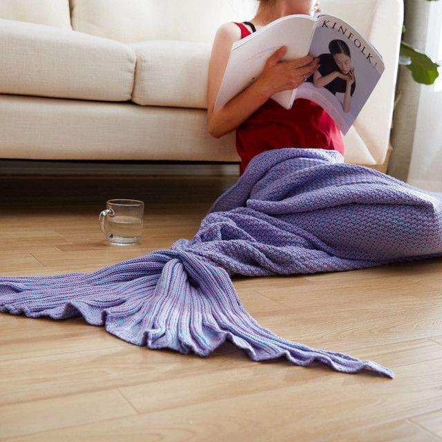 รูปภาพ:http://g02.a.alicdn.com/kf/HTB1MddmLpXXXXcvXFXXq6xXFXXXz/Soft-Handmade-Knitted-Mermaid-Tail-Blanket-Lovely-Warm-Sofa-TV-Blankets-Cocoon-font-b-Costume-b.jpg