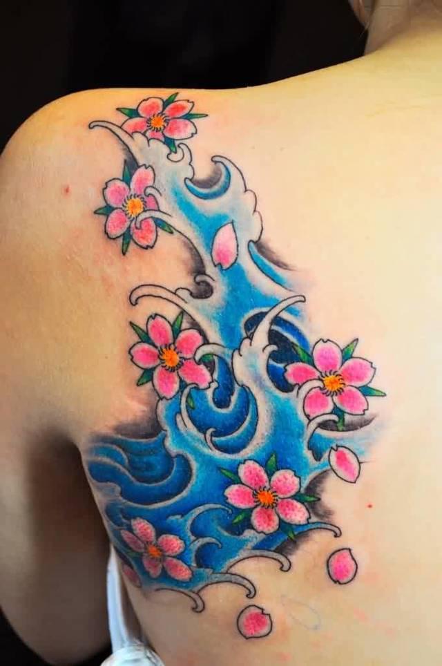 รูปภาพ:http://www.tattoobite.com/wp-content/uploads/2015/01/beautiful-blossoms-and-wave-tattoos-for-women.jpg