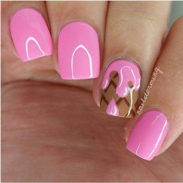 รูปภาพ:http://bmodish.com/wp-content/uploads/2016/02/cute-pink-ice-cream-nail-art-bmodish.jpg