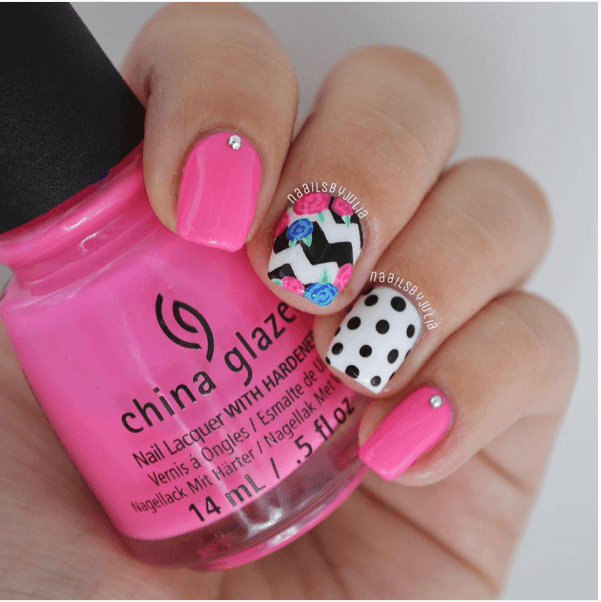 รูปภาพ:http://bmodish.com/wp-content/uploads/2016/02/pink-mix-match-nail-art-bmodish.png