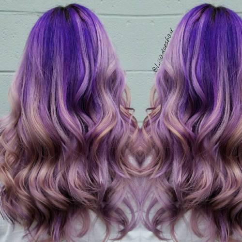 รูปภาพ:http://i2.wp.com/therighthairstyles.com/wp-content/uploads/2016/09/5-pastel-purple-ombre-hair.jpg?resize=500%2C500