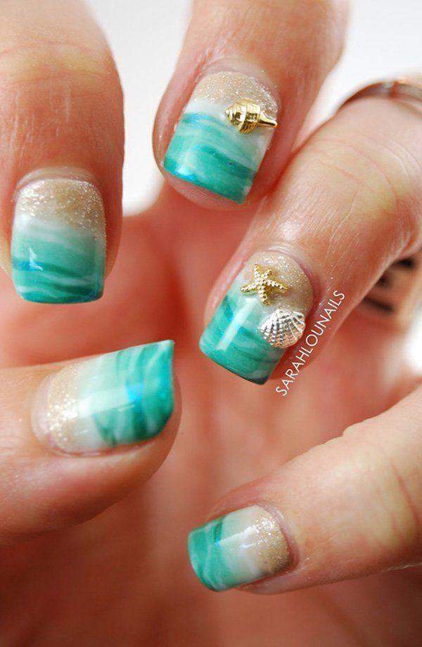 รูปภาพ:http://www.cuded.com/wp-content/uploads/2016/07/sea-seashell-nail-art-3.jpg