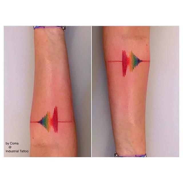 รูปภาพ:http://thetattoosdesigns.com/wp-content/uploads/2016/06/Cute-And-Simple-Rainbow-Colorful-Latest-Tattoos-Collection-Ever-5.jpg