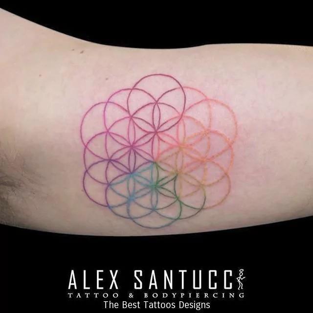 รูปภาพ:http://thetattoosdesigns.com/wp-content/uploads/2016/06/Cute-And-Simple-Rainbow-Colorful-Latest-Tattoos-Collection-Ever-2.jpg