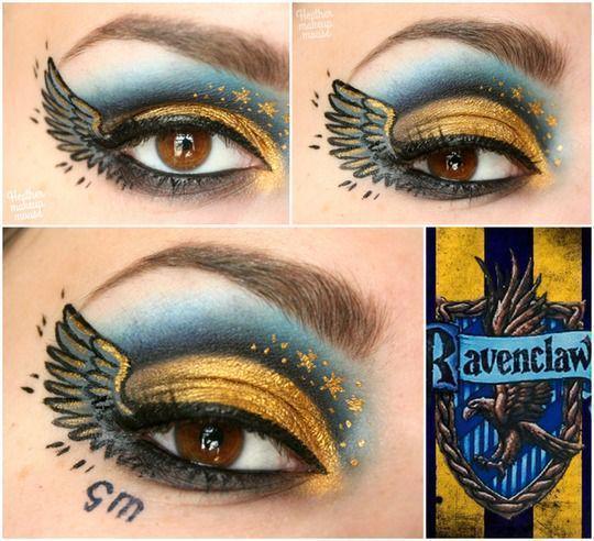 รูปภาพ:http://cdn-wpmsa.defymedia.com/wp-content/uploads/sites/3/2014/07/Harry-Potter-makeup-tutorials-Ravenclaw-eye-makeup-tutorial.jpg