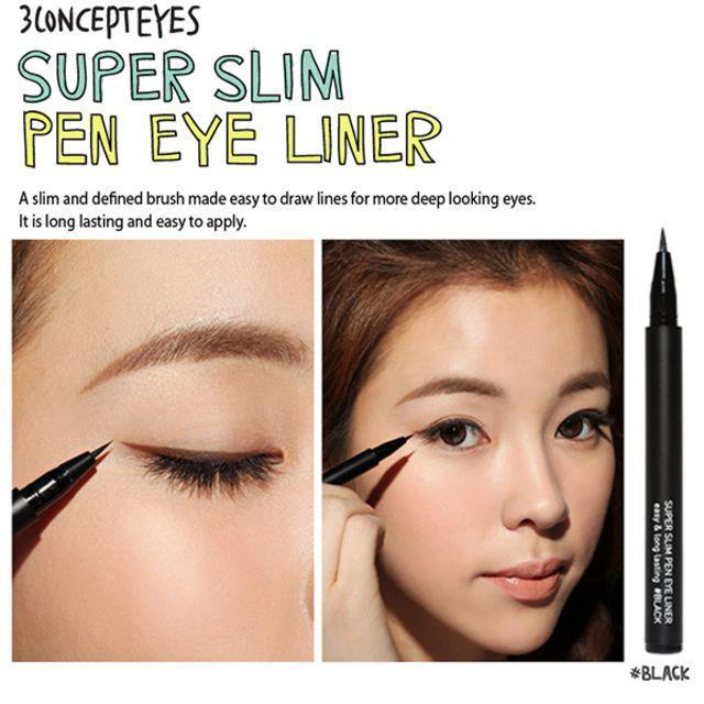 ภาพประกอบบทความ ขอบตาคมชัด เนียนกริ๊บ! '3CE Super Slim Pen Eyeliner' #แท่งนี้ต้องโดน ✩