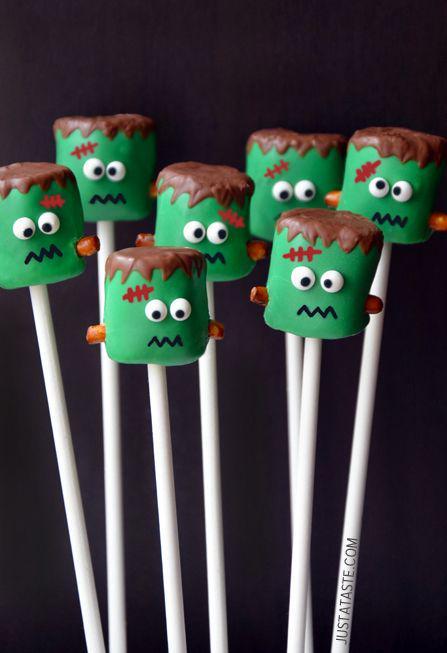 รูปภาพ:http://cravingsomethinghealthy.com/wp-content/uploads/2013/10/halloween-frankenstein-marshmallow-pops.jpg