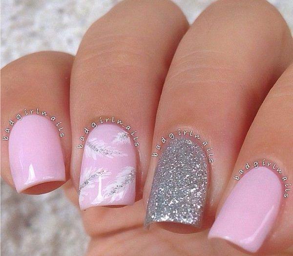 รูปภาพ:http://nailartstyle.com/wp-content/uploads/2016/06/21-hot-pink-and-silver-nail-designs.jpg