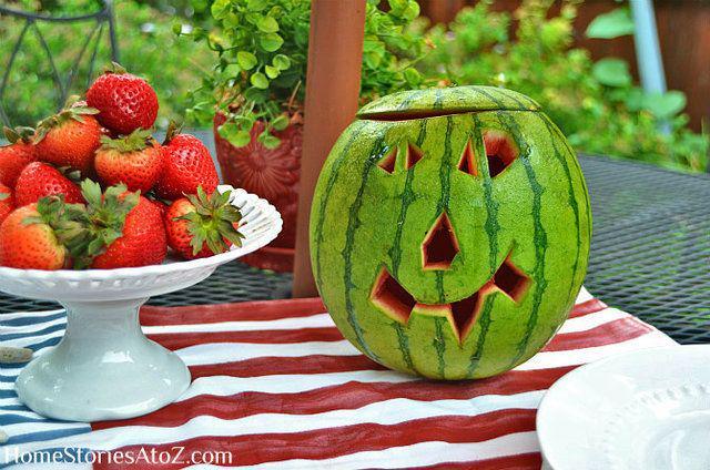 รูปภาพ:http://www.homestoriesatoz.com/wp-content/uploads/2012/07/watermelon-jackolantern.jpg