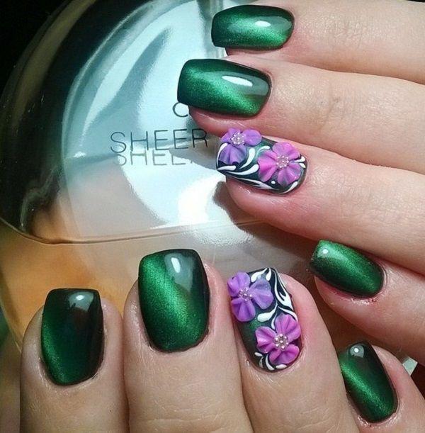 รูปภาพ:http://nenuno.co.uk/wp-content/uploads/2016/09/Green-Nail-Art-Design-5.jpg