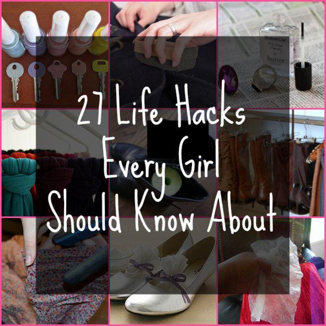 ภาพประกอบบทความ  27 ทริคดี ๆ ที่จะทำให้ชีวิตของคุณสาว ๆ ง่ายขึ้น!!!