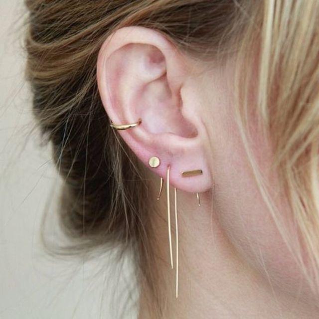 ตัวอย่าง ภาพหน้าปก:34 เทรนด์ Ear piercings เจาะหูร้อยห่วงเท่ๆ สไตล์ Minimalist 