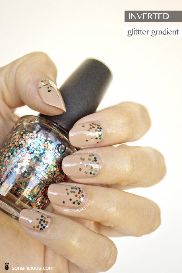 รูปภาพ:http://sonailicious.com/wp-content/uploads/2013/02/nude-nails-with-glitter-opi-the-living-daylights-nail-art1.jpg