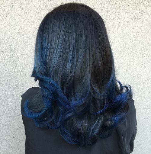 รูปภาพ:http://hairstylehub.com/wp-content/uploads/2016/10/blue-on-black-balayage.jpg