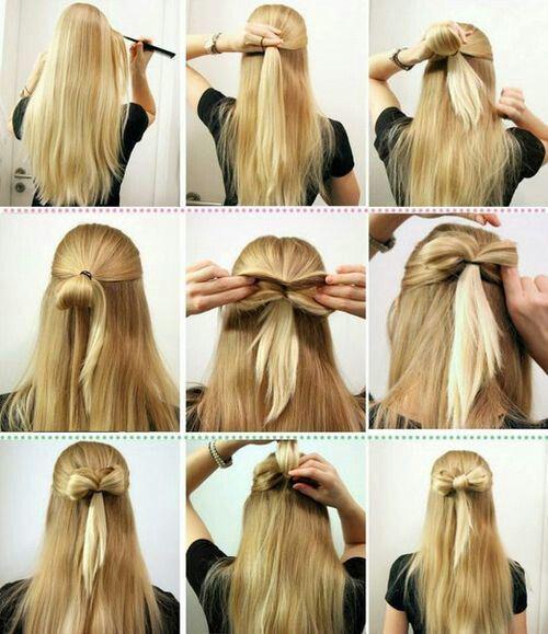 รูปภาพ:http://hairstylehub.com/wp-content/uploads/2016/10/perfect-present-half-up-bow.jpg