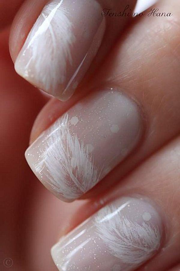 รูปภาพ:http://nenuno.co.uk/wp-content/uploads/2015/10/white-feather-nails.jpg