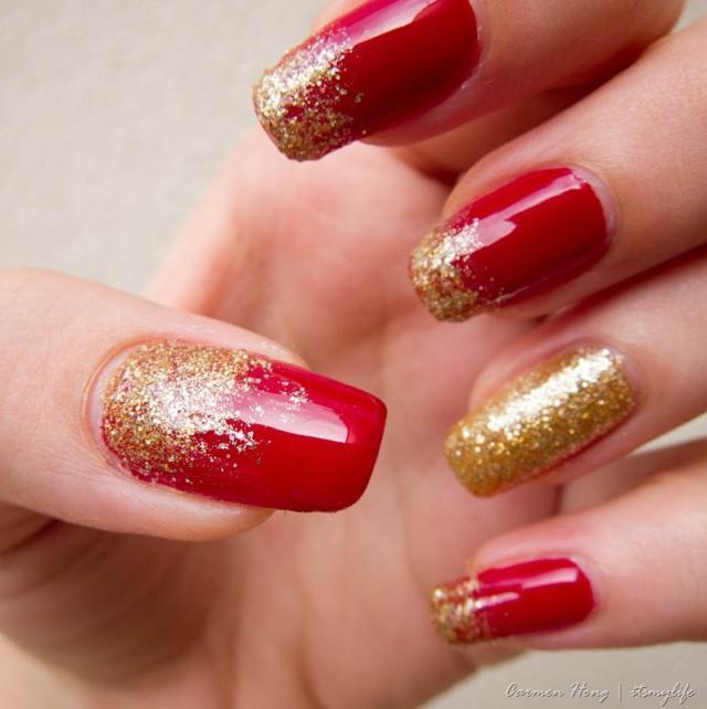 รูปภาพ:http://trendymods.com/wp-content/uploads/2015/06/golden-nail-art-designs-for-younger-girls-3.jpg