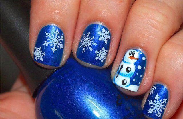 รูปภาพ:http://www.fashionlady.in/wp-content/uploads/2016/05/Blue-Christmas-Nail-Design.jpg