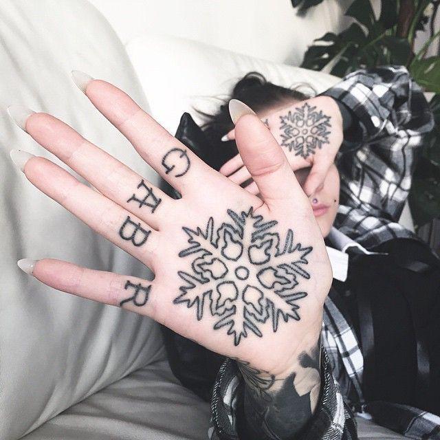 รูปภาพ:http://www.dubuddha.org/wp-content/uploads/2015/04/Snowflake-Hand-tattoo-by-Mark-Walker.jpg