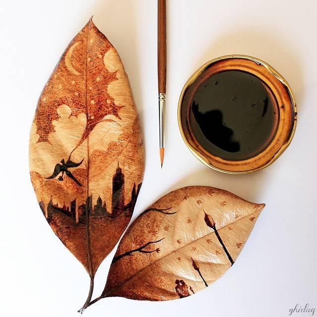 รูปภาพ:http://static.boredpanda.com/blog/wp-content/uploads/2015/07/coffee-painting-leaf-grounds-ghidaq-al-nizar-coffeetopia-42.jpg
