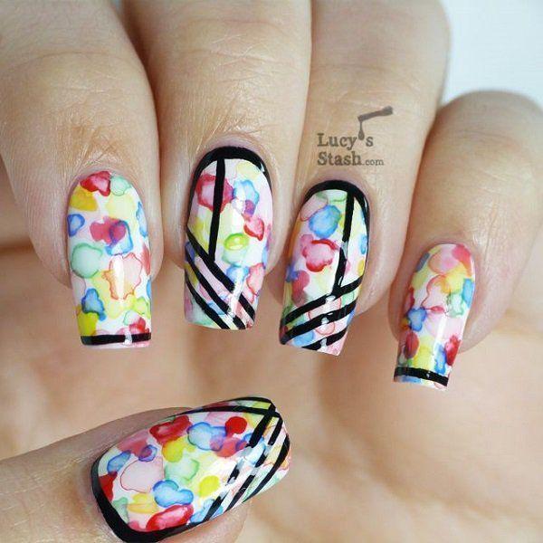 รูปภาพ:http://www.cuded.com/wp-content/uploads/2015/09/Watercolor-nail-art-4.jpg