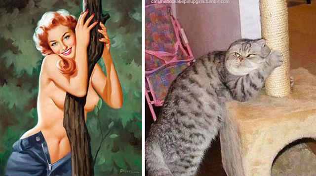 รูปภาพ:http://static.boredpanda.com/blog/wp-content/uploads/2016/12/cats-vintage-pin-up-girls-31-5866670696f7e__700.jpg