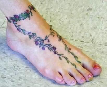 รูปภาพ:http://www.tattooshunt.com/images/107/gorgeous-flower-vine-ankle-band-tattoo.jpg