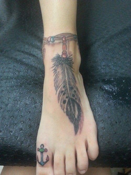 รูปภาพ:https://www.askideas.com/media/85/Left-Toe-Anchor-Tattoo-And-Indian-Feather-Ankle-Tattoo.jpg