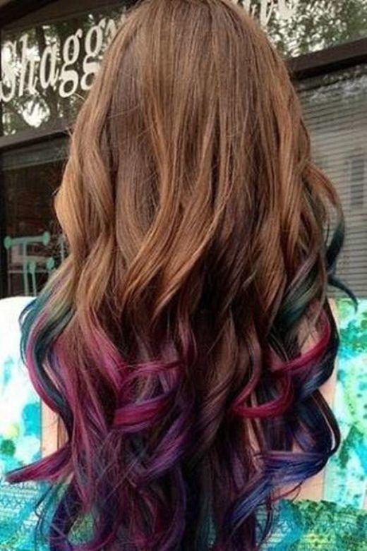 รูปภาพ:http://www.prettydesigns.com/wp-content/uploads/2015/09/Rainbow-Ombre-Hair-Color-Idea.jpg