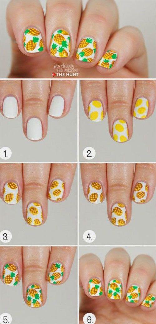 รูปภาพ:http://modernfashionblog.com/wp-content/uploads/2016/07/12-Easy-Summer-Nail-Art-Tutorials-For-Learners-2016-5.jpg