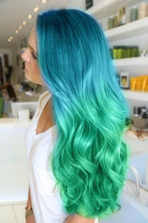 รูปภาพ:http://stylesweekly.com/wp-content/uploads/2014/07/Blue-to-Green-Ombre-Hair.jpg
