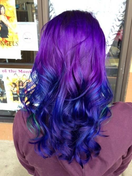 รูปภาพ:http://www.haircolorsideas.com/wp-content/uploads/2015/01/purple-to-blue-hair.jpg