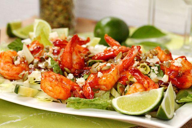 รูปภาพ:http://www.couponclippingcook.com/wp-content/uploads/2013/06/3-spicy-and-sweet-shrimp-salad.jpg