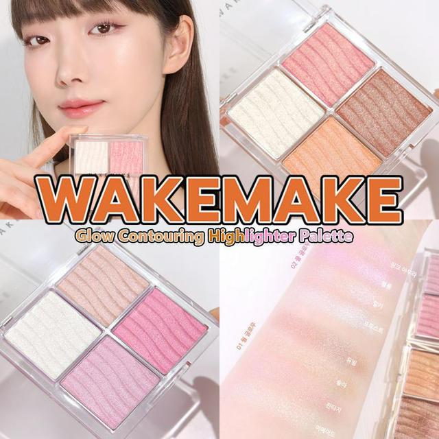 ภาพประกอบบทความ WAKEMAKE Glow Contouring Highlighter Palette ให้ผิวโกลว์ฉ่ำเกินต้าน