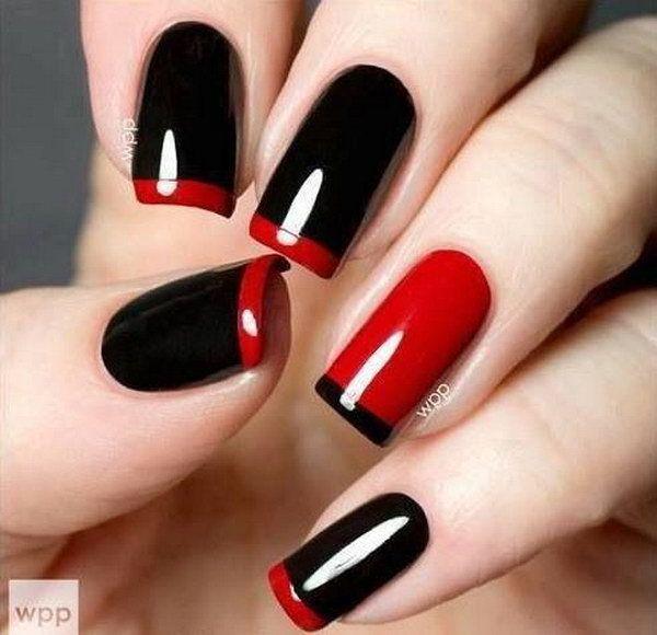 รูปภาพ:http://ideastand.com/wp-content/uploads/2016/01/red-and-black-nail-designs/5-red-black-nail-designs.jpg