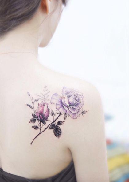 รูปภาพ:http://tattooblend.com/wp-content/uploads/2016/08/beautiful-rose-tattoo-back-shoulder.jpg