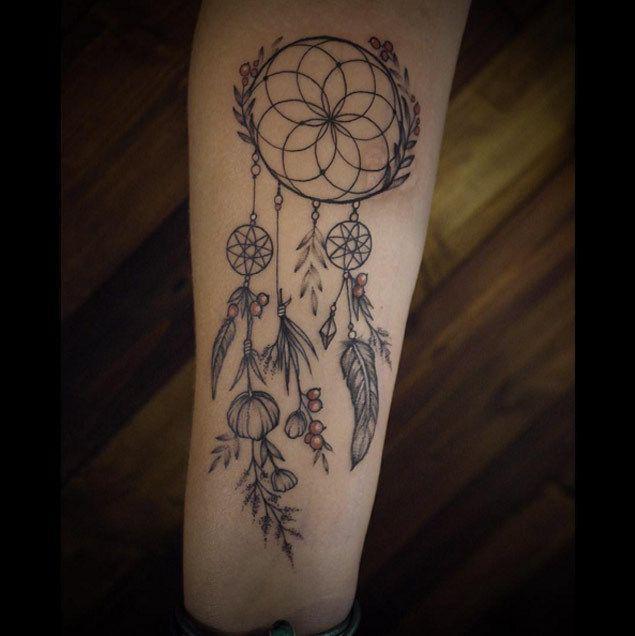 รูปภาพ:http://tattooblend.com/wp-content/uploads/2016/02/nature-dreamcatcher-tattoo.jpg