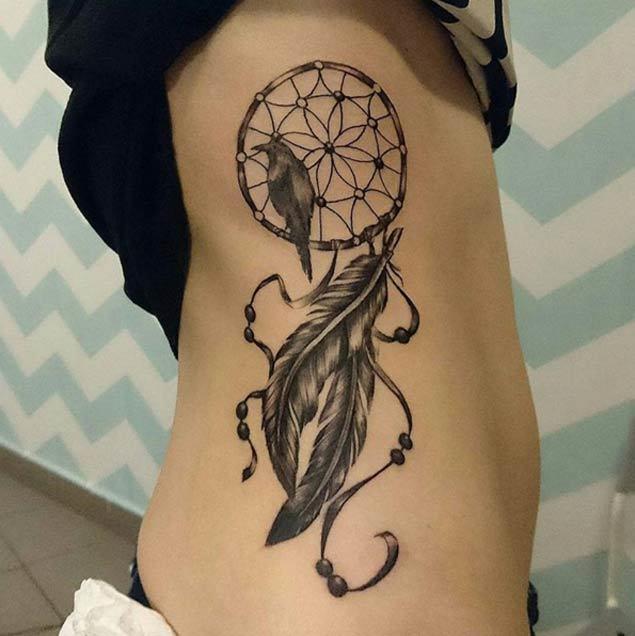 รูปภาพ:http://tattooblend.com/wp-content/uploads/2016/02/dreamcatcher-tattoo-design-3-1.jpg