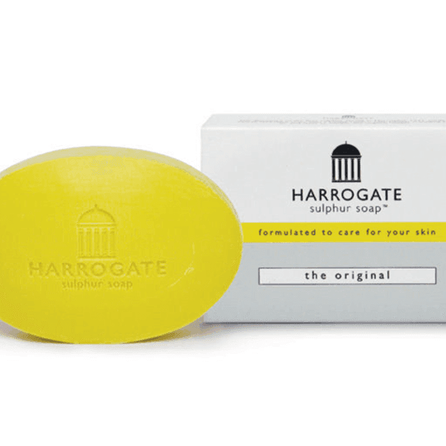 ตัวอย่าง ภาพหน้าปก:รีวิว : สบู่รักษาสิว Harrogate sulphur soap