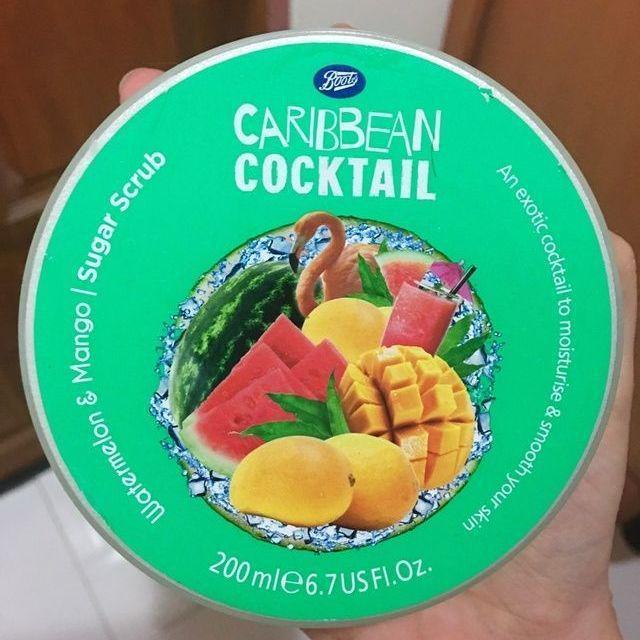 ภาพประกอบบทความ Review : สครับขัดผิว Boots Caribbean Cocktail Watermelon & Mango Sugar Scrub