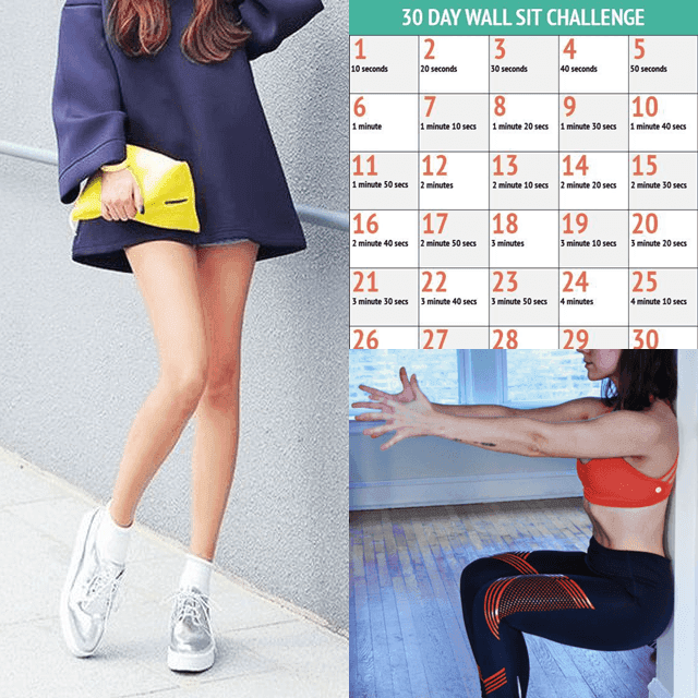 ภาพประกอบบทความ Wall Sit Challenge ท่าออกกำลังกายง่ายๆ 'พิงกำแพง' กระชับต้นขาใน 30 วัน