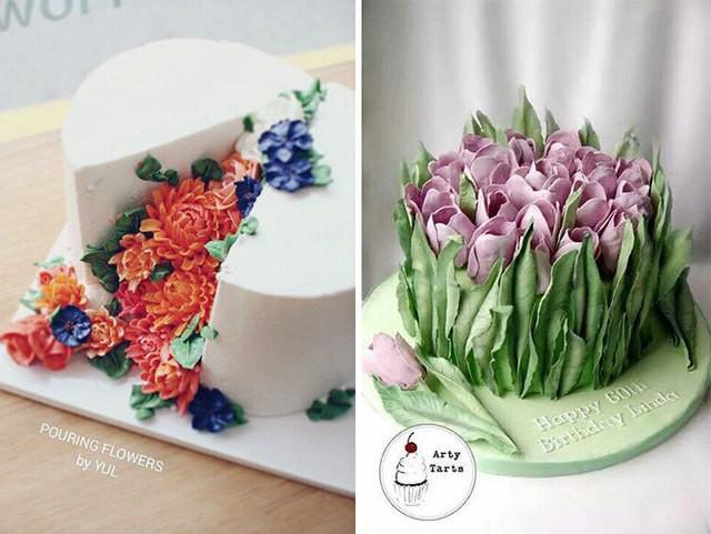 รูปภาพ:http://static.boredpanda.com/blog/wp-content/uploads/2017/03/spring-colourful-buttercream-flower-cakes-92-58d8d6b306da3__700.jpg