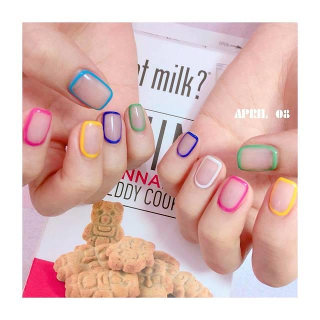 ตัวอย่าง ภาพหน้าปก:ไอเดียการเพ้นท์เล็บ สวยแสบๆ ซนๆ มีลูกเล่นจาก IG : nail_0408