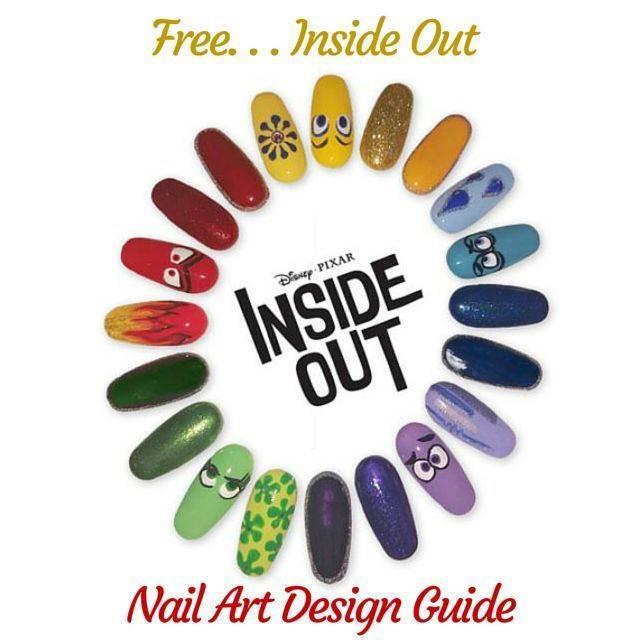 ตัวอย่าง ภาพหน้าปก:รวม ไอเดีย เพ้นท์เล็บ หลากหลายอารมณ์ จาก "INSIDE OUT"