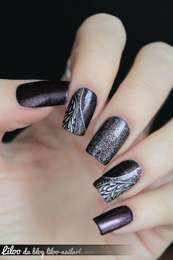รูปภาพ:http://hative.com/wp-content/uploads/2015/07/purple-nails/12-purple-nail-art-designs.jpg