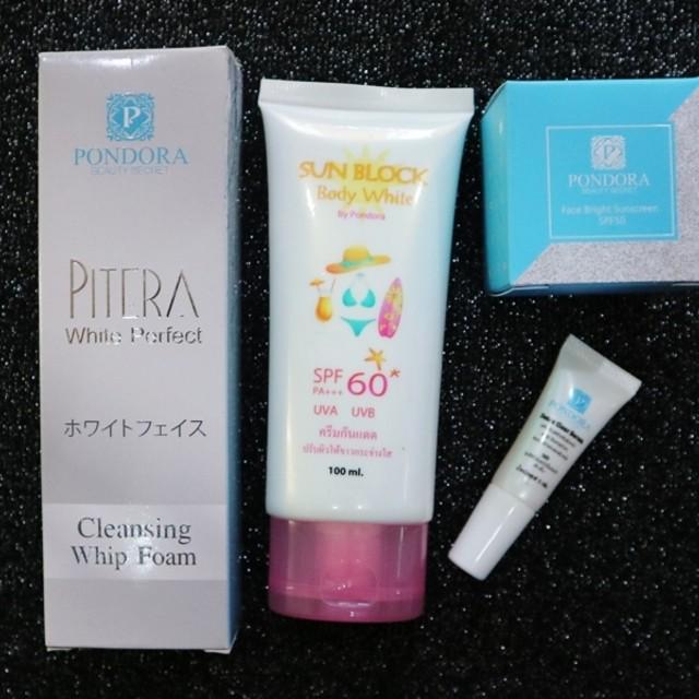 ภาพประกอบบทความ [REVIEW] เซ็ตผลิตภัณฑ์ความงาม ผิวใส จาก 'PONDORA BEAUTY SECRET'