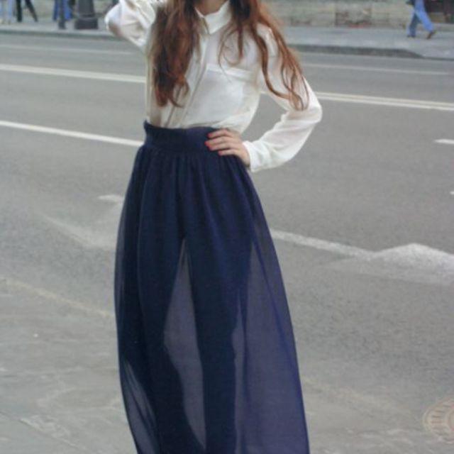 ตัวอย่าง ภาพหน้าปก:ส่อง 25 แฟชั่น 'Long Sheer Skirt' กระโปรงผ้าบาง เซ็กซี่ปนหวาน❤